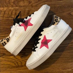 GG Pink & leopard fashion sneaker - brand new